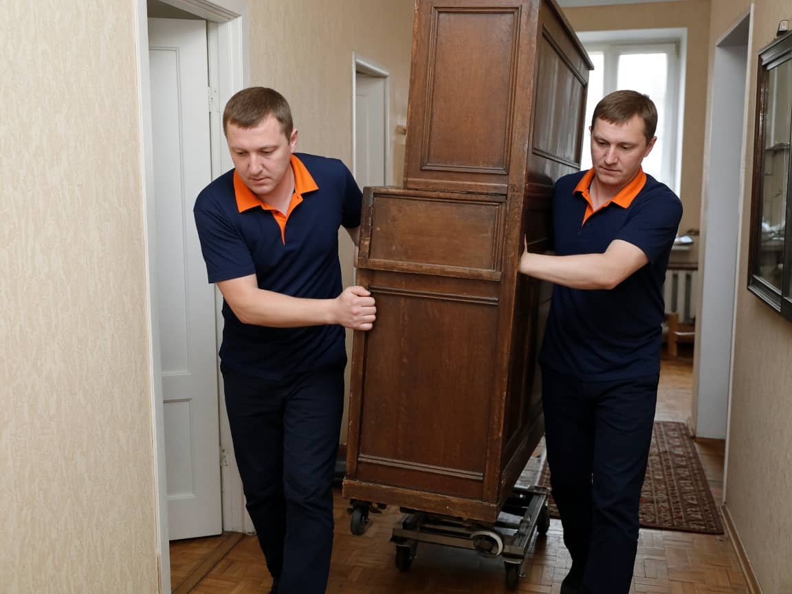 Подъём и спуск пианино